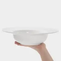 Тарелка для пасты Hanna Kn&ouml;vell, d=30 см, фарфор, белая