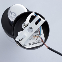 Бра с переключателем на проводе "Анабель" Е14  40Вт черный 20х8х15см