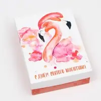 Подарочная коробка сборная &laquo;Люблю тебя&raquo;, 16.5&times;12.5&times;5.2 см