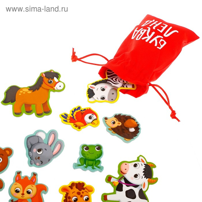 Магнитная книжка-игрушка &laquo;Мир животных&raquo;, 8 стр.