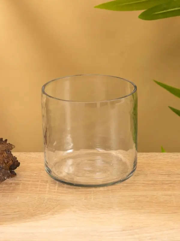 Подсвечник со стеклом"Созвездие" алюминий 11х11х12 см