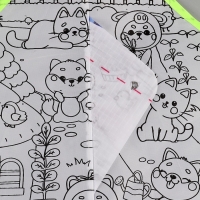 Funny toys Воздушный змей - раскраска, зверятки, 80 см Funny toys Воздушный змей - раскраска, зверятки, 80 см