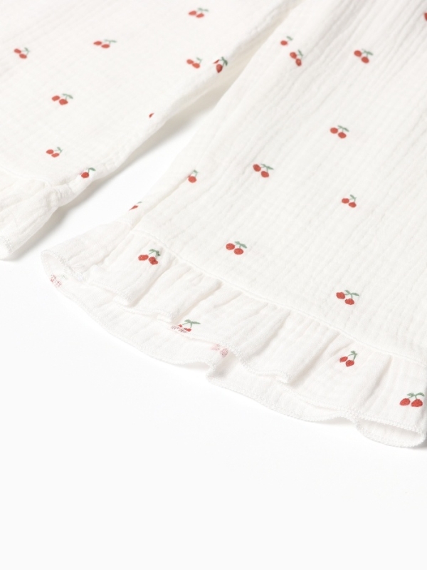 Пижама детская (футболка и брюки) KAFTAN "Вишенки" р.34 (122-128 см)