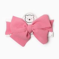 Повязка на голову Крошка Я &laquo;Бантик&raquo;, цв. розовый, р-р 46-48