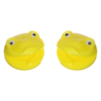 Набор погремушек &laquo;Лягушата: кастаньеты + перкуссионный маракас, 3 шт., цвет желтый, Крошка Я