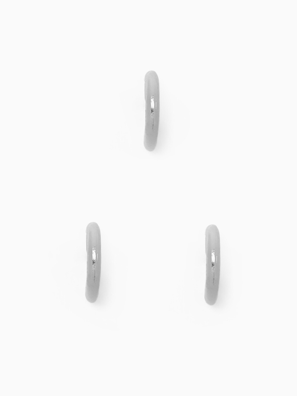 Серьги каффы &laquo;Трио&raquo;, набор 3 шт. цвет серебро