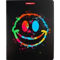 Тетрадь 48 листов, в клетку &laquo;Смайлы&raquo;, мелованный картон, МИКС