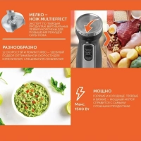 Погружной мощный блендер с насадками 1500 Вт, SC-HB42F96 Погружной мощный блендер с насадками 1500 Вт, SC-HB42F96