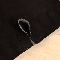 Коврик для бани с овчиной, черный 40х30 см Коврик для бани с овчиной, черный 40х30 см