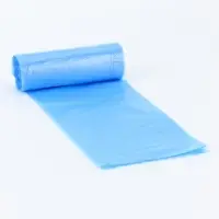 Мешки для мусора 120л, ПНД, толщина 15 мкм, 10 шт в рулоне, цвет синий