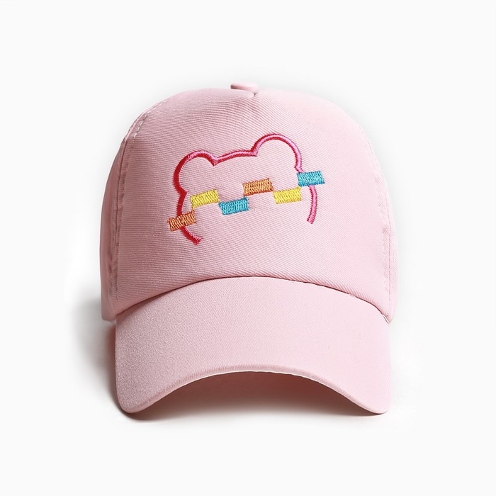 Кепка детская MINAKU "Мишка" розовый, р-р 48-50