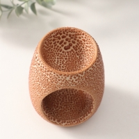 Аромалампа керамика "Точки" коричневая 6,5х6,5х8,5 см Аромалампа керамика "Точки" коричневая 6,5х6,5х8,5 см