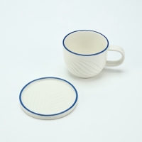 Чайная пара Dolce Ceramo. &laquo;Оушен&raquo;, 2 предмета: кружка 200 мл, блюдце d=10 см