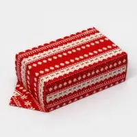 Подарочная коробка - конфета новогодняя складная &laquo;Новогодняя открытка&raquo;, 14&times;22&times;8 см