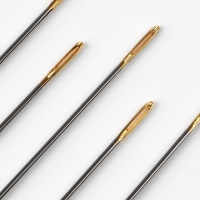 Игла швейная с золотым ушком №120-027 39-*0,8мм (набор 16шт) сталь TR