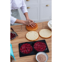 Форма для выпечки Доляна &laquo;Бискотто&raquo;, силикон, 2 ячейки, 39&times;21,5&times;3 см, d=18 см, цвет чёрный