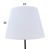 Торшер 19030/2BK E27 40Вт черный 41х41х180 см