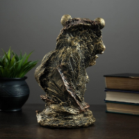 Подставка под бутылку "Медведь" бронза 15х16х25см Подставка под бутылку "Медведь" бронза 15х16х25см