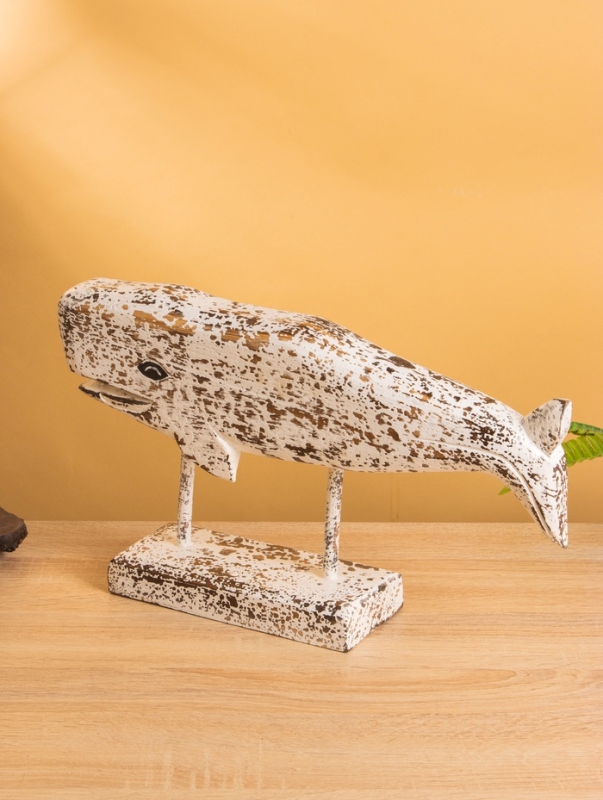 Сувенир на подставке "Кашалот" дерево 40х10х23 см