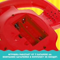 Руль музыкальный &laquo;Маша и Медведь&raquo;, звук, цвет красный