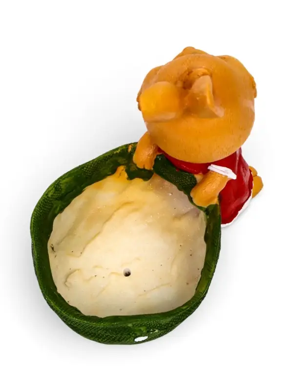 Фигурное кашпо 13 х 10 х 15см  "Зайка с мешком"