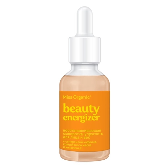 Сыворотка восстанавливающая BEAUTY-ENERGIZER упругость для лица и век Miss Organic 30 мл