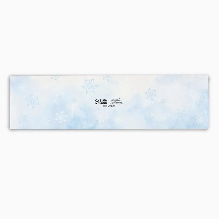 Коробка под 5 конфет с ячейками &laquo;Морозная роскошь&raquo;, 6 х 23 х 3 см