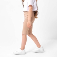 Шорты-велосипедки детские KAFTAN, р. 34 (122-128 см), бежевый Шорты-велосипедки детские KAFTAN, р. 34 (122-128 см), бежевый