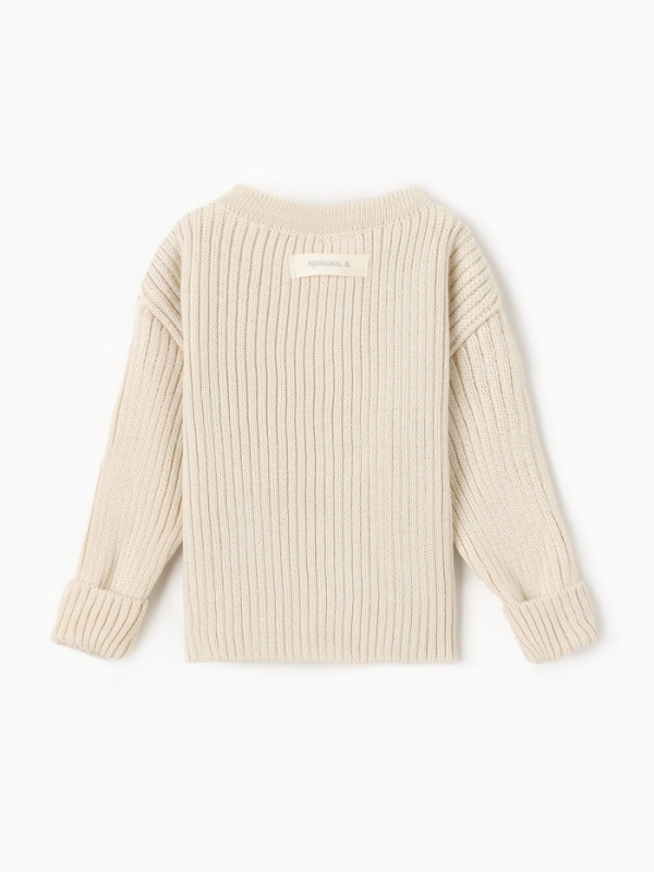 Кардиган вязаный Крошка Я, р.86-92, бежевый