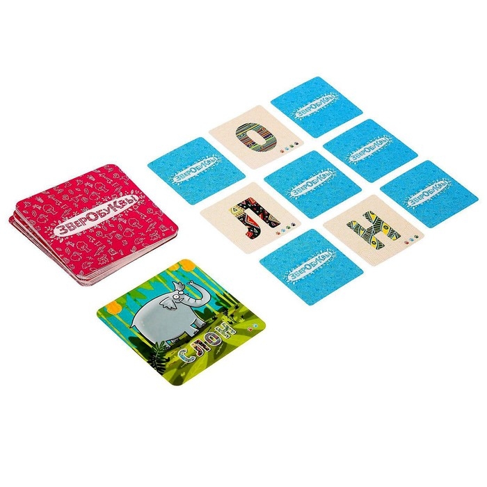 Настольная игра &laquo;Зверобуквы&raquo;