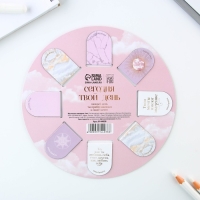 Закладки магнитные для книг, 8 шт  &laquo;Нежность&raquo;