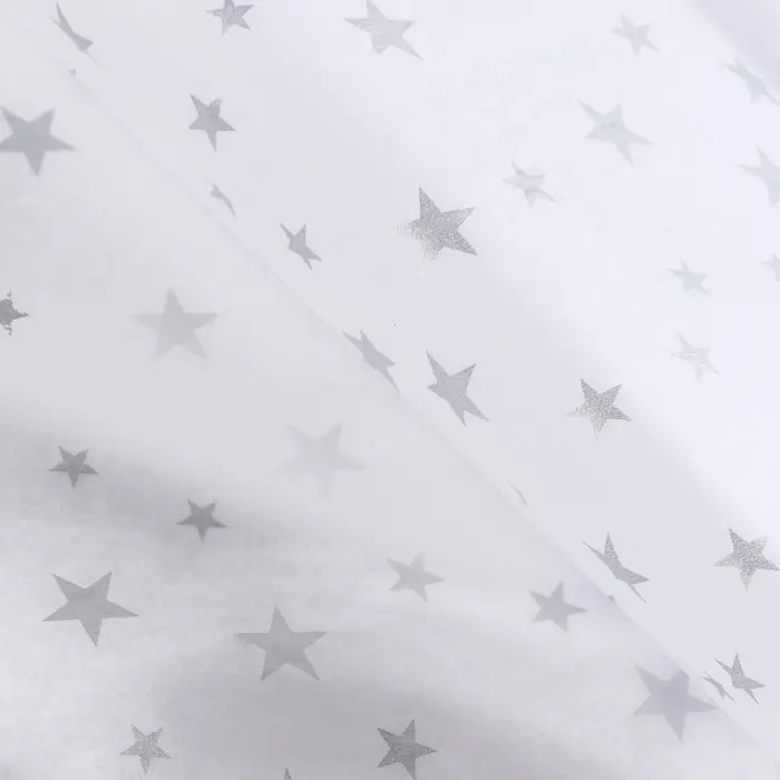 Бумага упаковочная тишью, новогодняя упаковка &laquo;Звездочки&raquo;,50&times;66 см