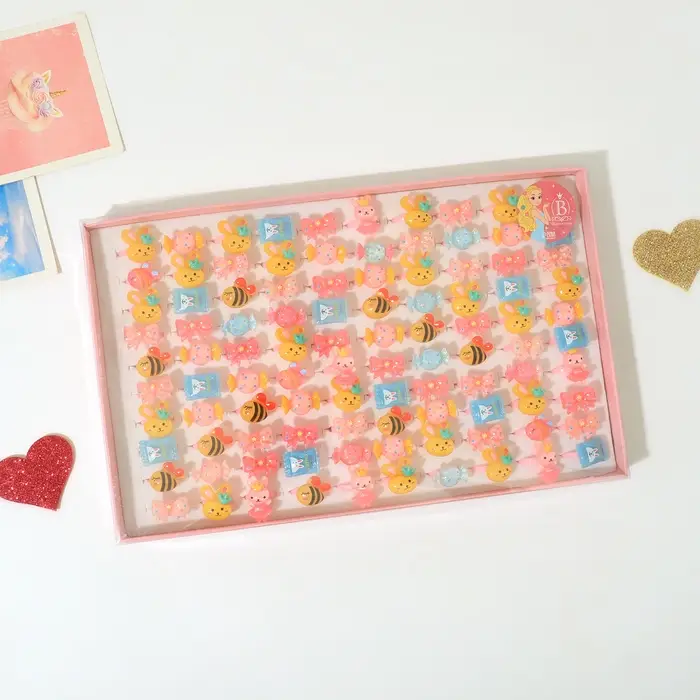 Кольцо детское &laquo;Выбражулька&raquo; игрушки, форма МИКС, цвет МИКС, безразмерное