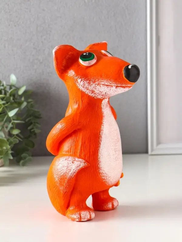 Копилка для денег &laquo;Хитрый лис&raquo;, гипс, 25&times;13.5&times;13.5 см