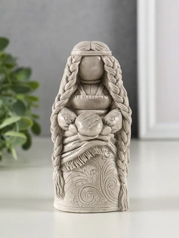 Фигура гипс "Берегиня рода" 13х6 см, под камень