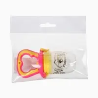 Ниблер (соска для прикорма), с силиконовой сеточкой "Принцесса", цвет розовый