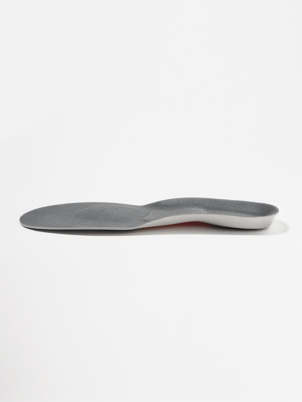 Стельки для обуви, спортивные, универсальные, амортизирующие, дышащие, р-р RU до 47 (р-р Пр-ля до 46), 29,5 см, пара, цвет серый