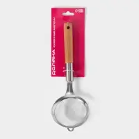 Сито - дуршлаг с ручкой Доляна &laquo;Валдай&raquo;, d=8,8 см, нержавеющая сталь