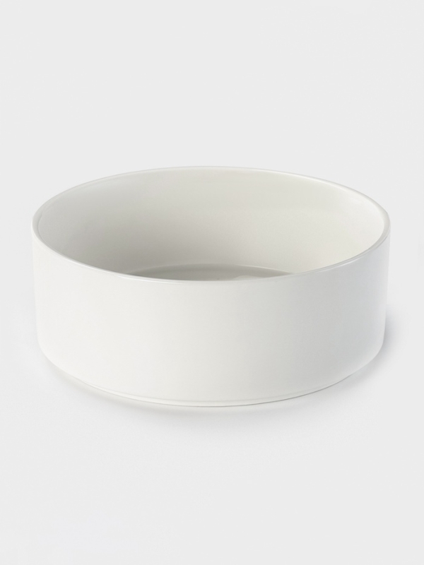 Салатник Magistro "Modern", d=21 см, 21,5х21,5х8 см, цвет белый