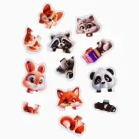 Новогодний набор Макси-пазлы, 5 пазлов, 10 деталей, Крошка Я