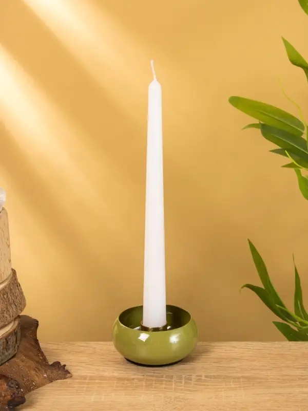 Подсвечник на 1 свечу на магнитах "Авокадо" 7,5х7,5х3,5 см