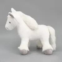 Мягкая игрушка "Лошадка" белая, 40 см