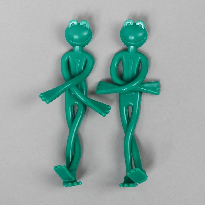 Подвязка для растений &laquo;Лягушка&raquo;, набор 2 шт., зелёная, Greengo