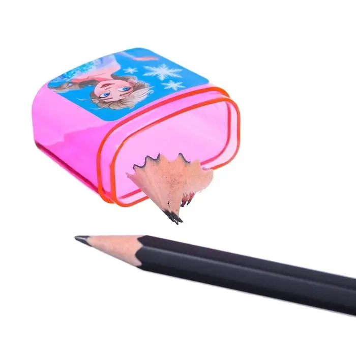 Точилка пластиковая с контейнером, двойная, МИКС, &laquo;Холодное сердце&raquo;