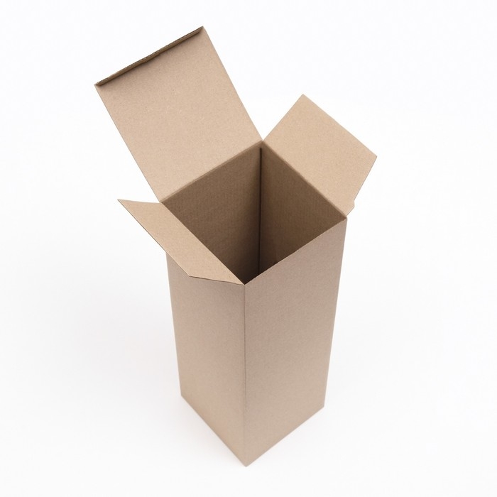 Коробка под бутылку, бурая, 12 х 12 х 36 см Коробка под бутылку, бурая, 12 х 12 х 36 см