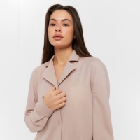 Комплект женский (рубашка, брюки, топ) KAFTAN "Base" р. 46, пудровый Комплект женский (рубашка, брюки, топ) KAFTAN "Base" р. 46, пудровый