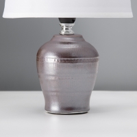 Настольная лампа с абажуром RISALUX &laquo;Тирел&raquo;, Е14, 40 Вт, 18&times;18&times;30 см