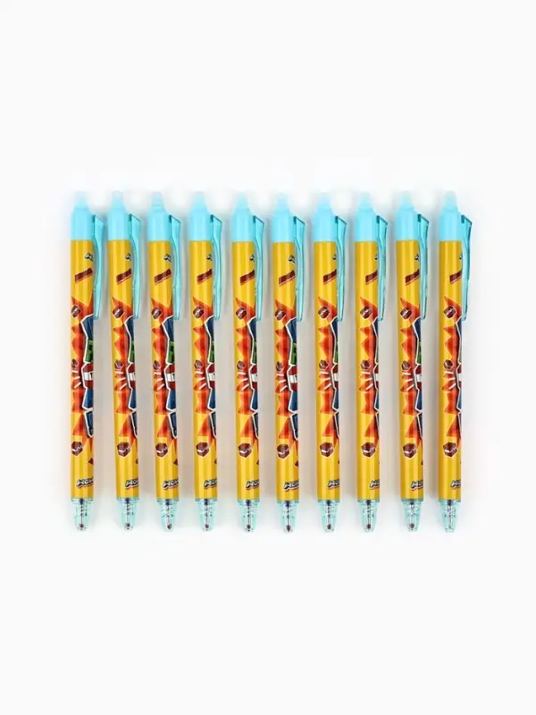 Ручка пластик пиши-стирай автоматическая "Boom!", синяя паста 0,7 мм