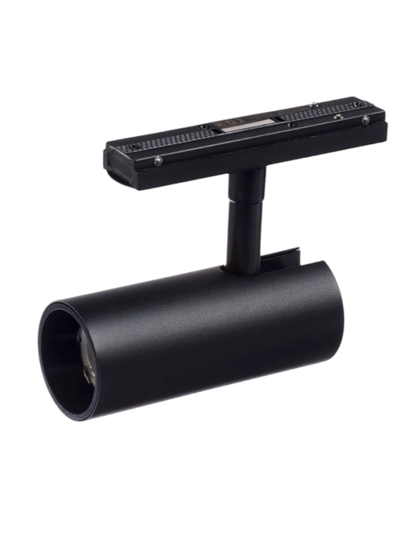 Трековый светильник, серия "Flat" FTL-007, 10Вт, 48В, 3000К, IP20, черный