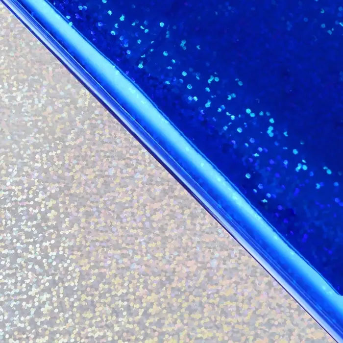 Пленка голографическая, &laquo;Конфетти&raquo;, синяя, 70 см &times; 1 м